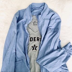 Cherokee Ceil Blue Scrub Jacket